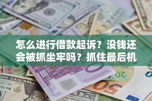 北京怎么进行借款起诉？没钱还会被抓坐牢吗？抓住最后机会！